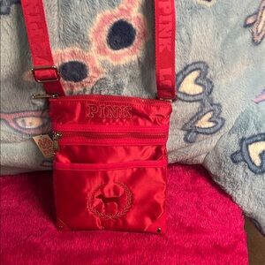 PINK Victoria's Secret Bold Pink Crossbody Bag